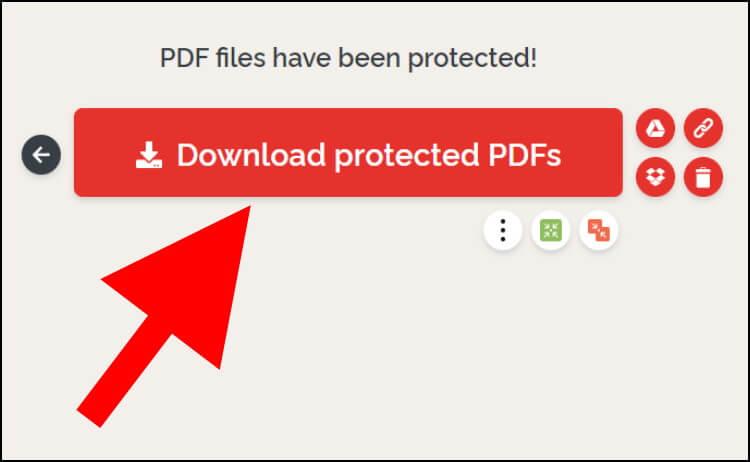 הורדת קובץ ה- PDF המוגן בסיסמה