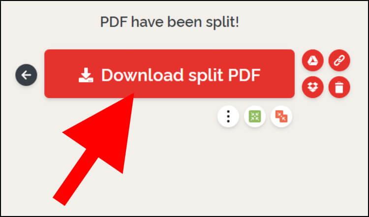הורדת קובץ ה- PDF המפוצל