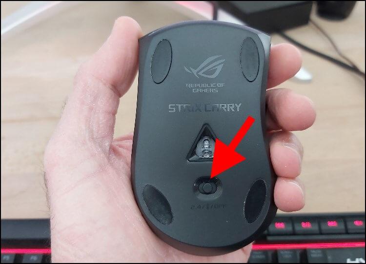 הפעלת Bluetooth בעכבר