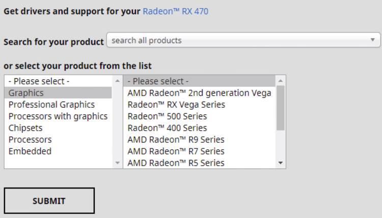 הורדת דרייברים לכרטיסי מסך AMD RADEON