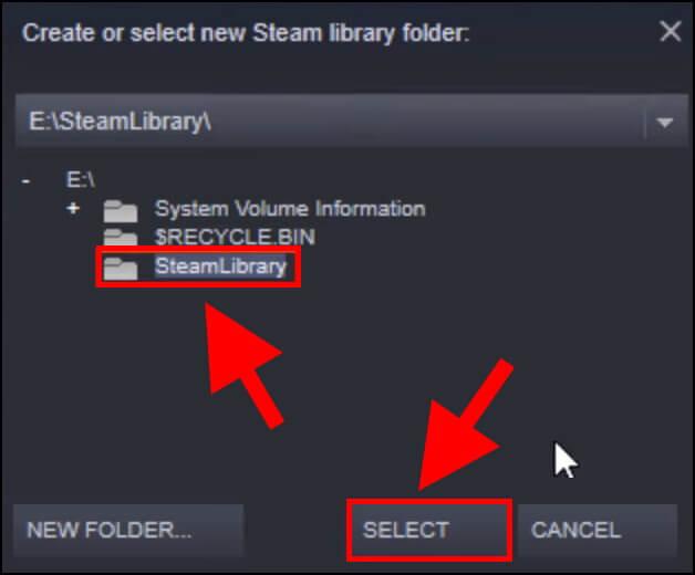moving steam games to another drive