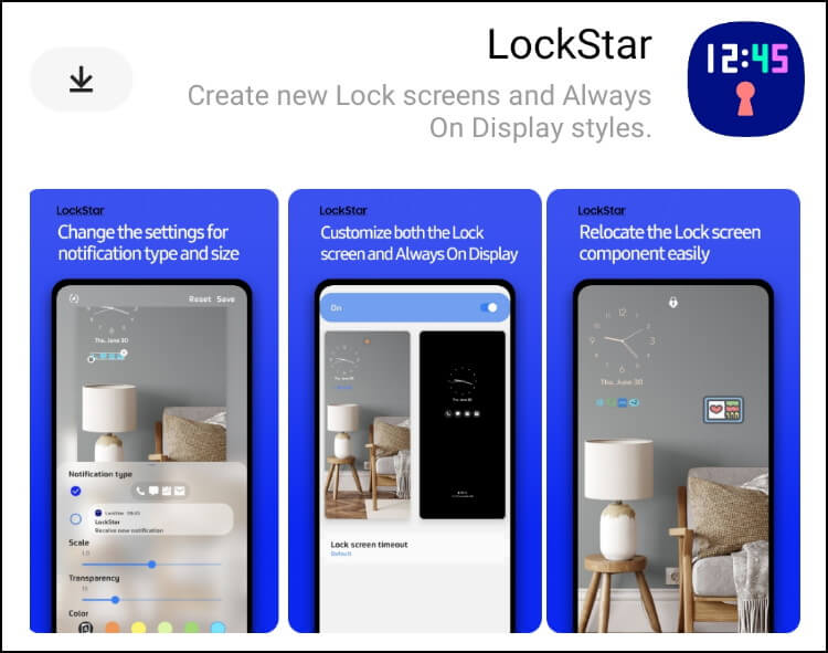 מודול LockStar באפליקציית Good Lock