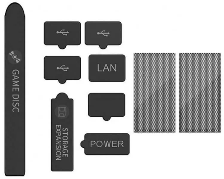 מכסי סיליקון למחברי ה- USB, HDMI ורשת של ה- Xbox Series X