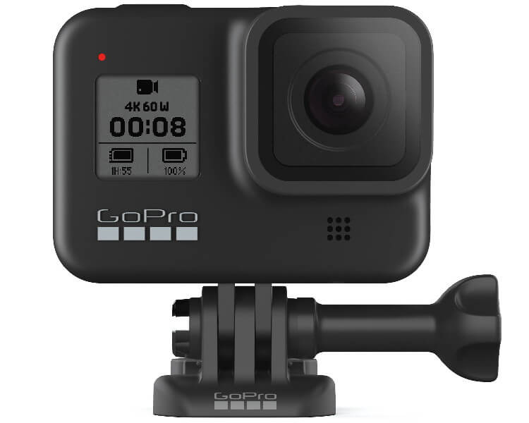 מצלמת אקשן מומלצת GoPro HERO8 Black Edition