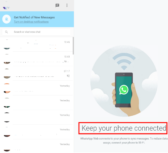 Whatsapp במחשב